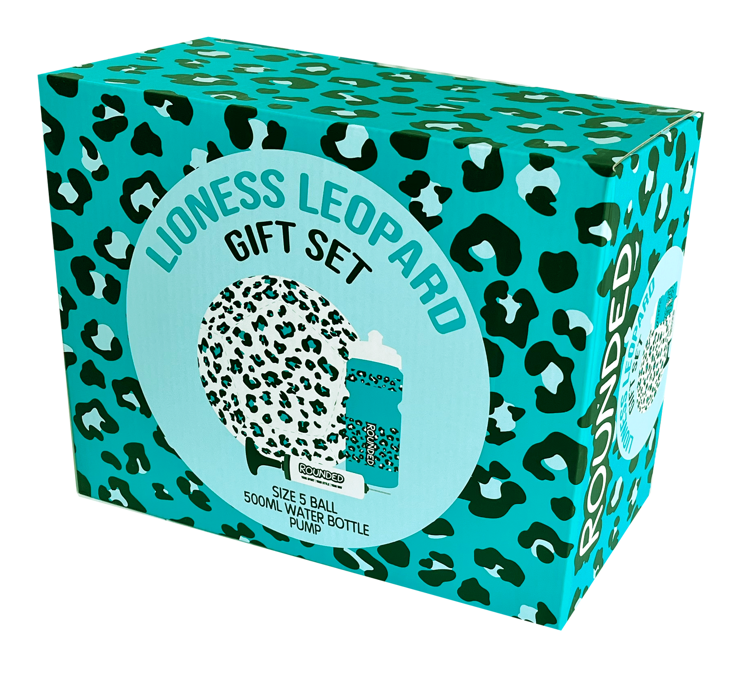 Teal Lioness Leopard Gift Set